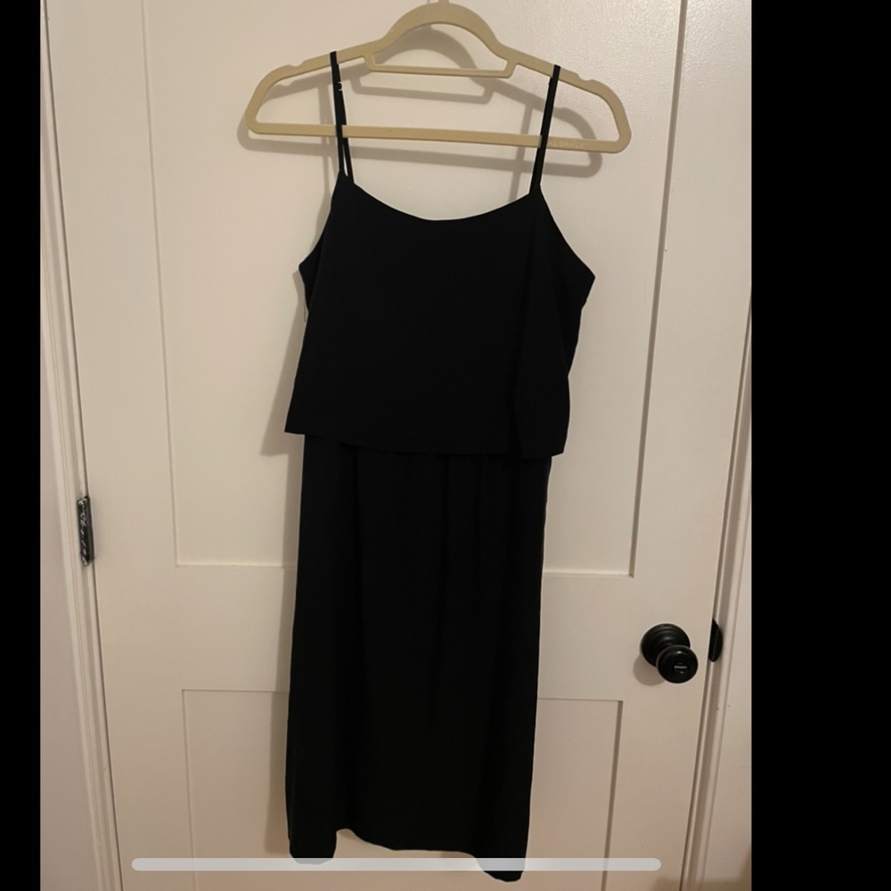 Madewell silk tiered dress size 4